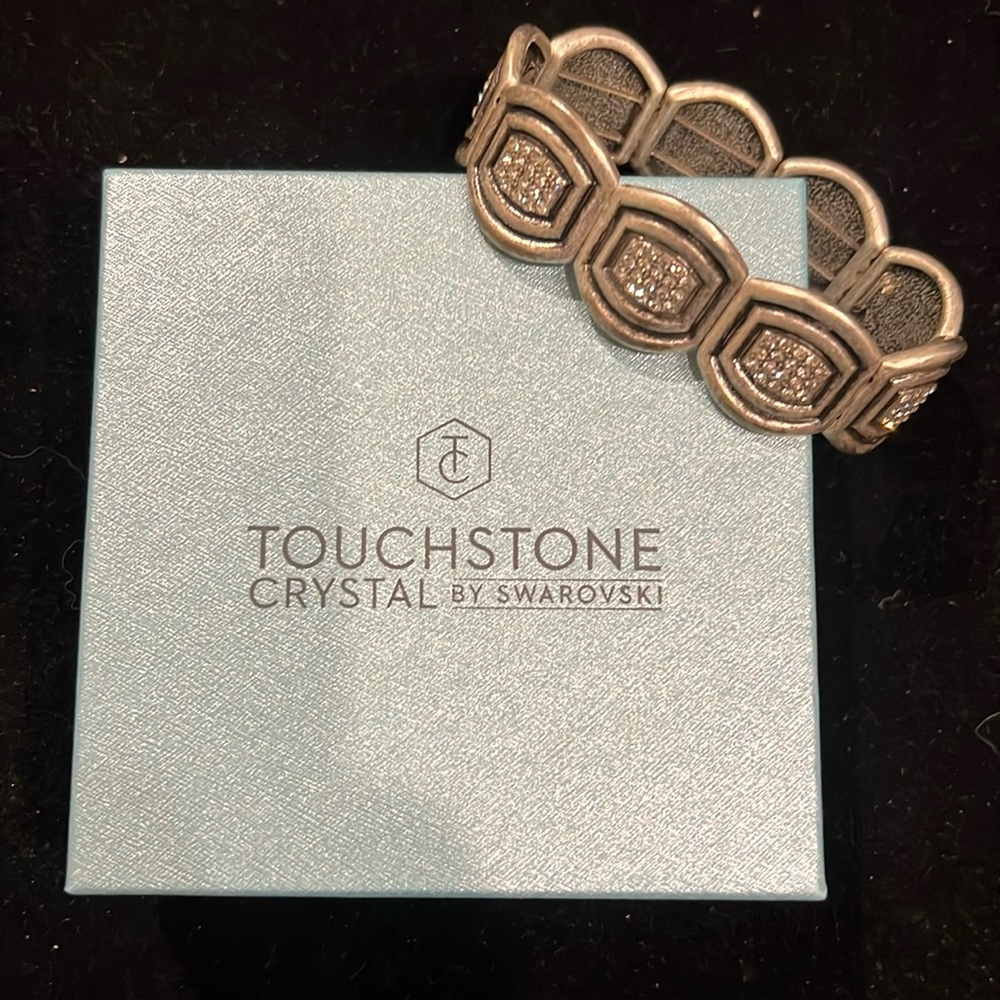 Touchstone Crystal Swarovski stretch bracelet